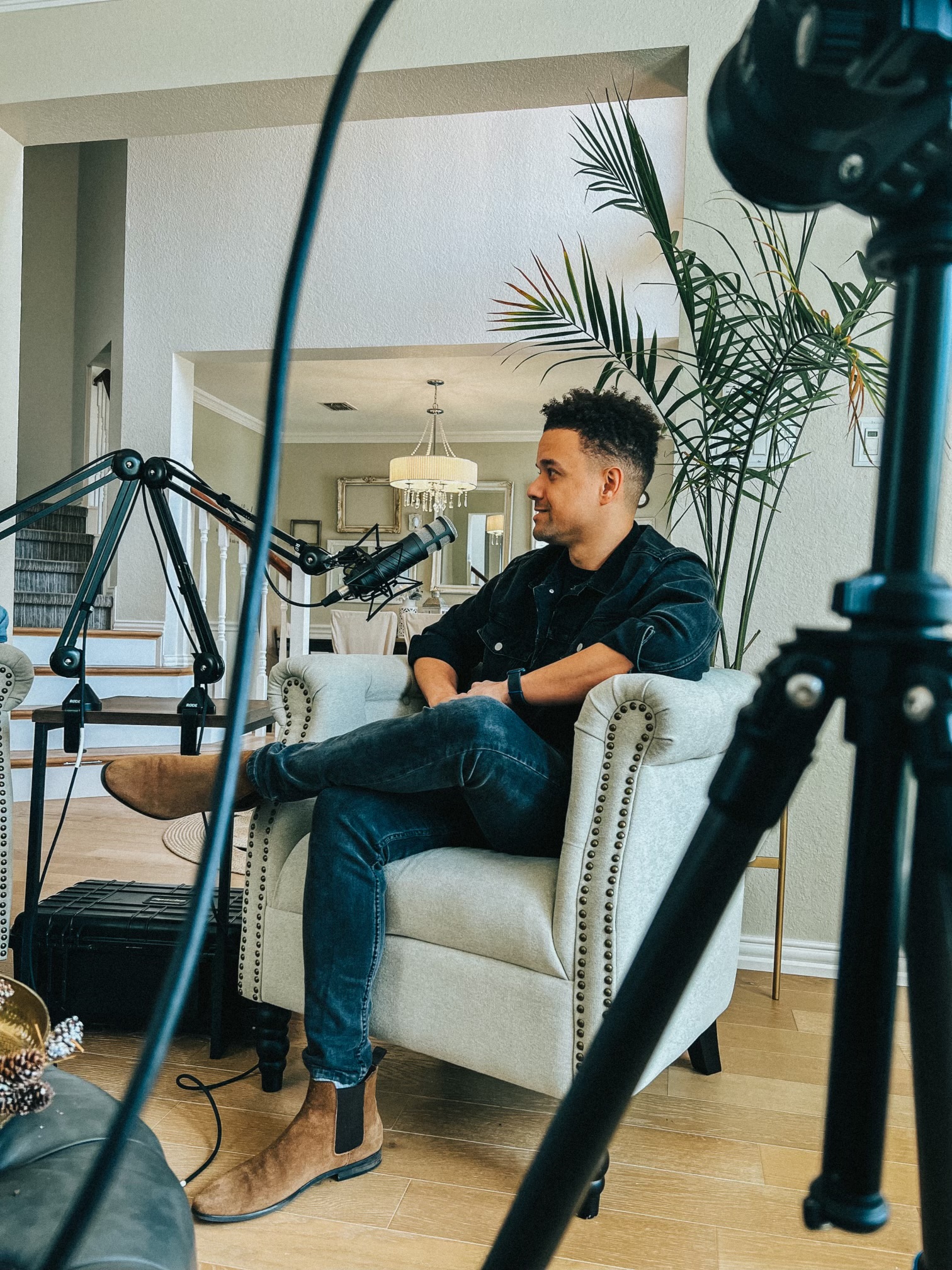 Brian Taylor in a recorded conversation setting